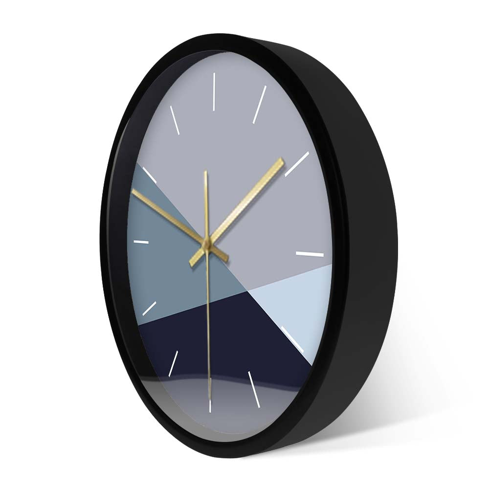 Cold Tone Color Sound Activated Wall Clock