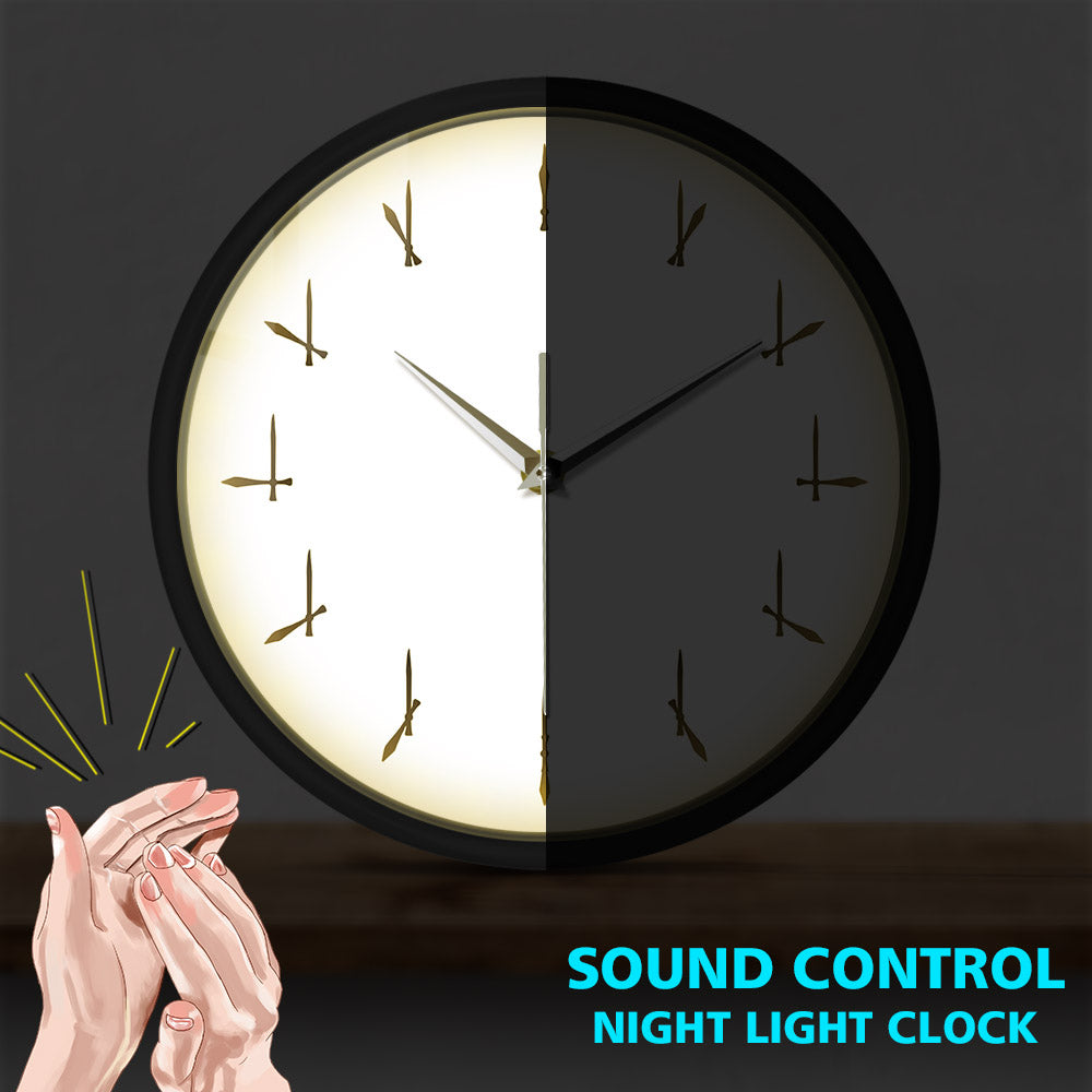 Redundant Sound Activated Wall Clock