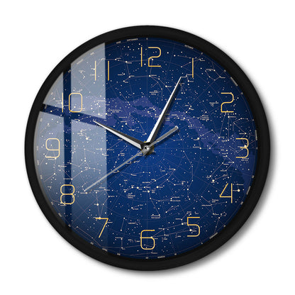 Sky Map Sound Activated Wall Clock
