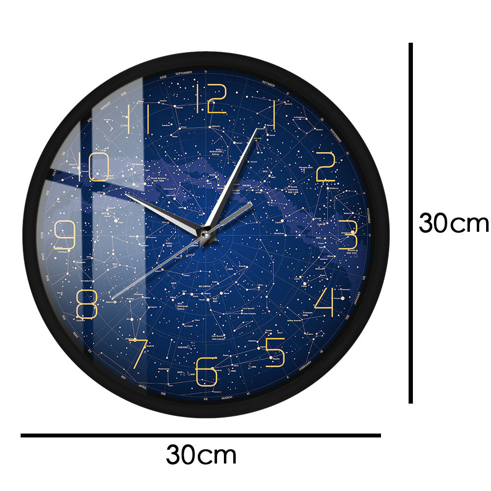 Sky Map Sound Activated Wall Clock