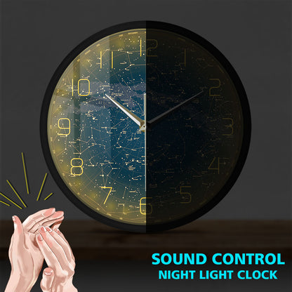 Sky Map Sound Activated Wall Clock
