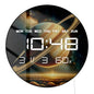 Planet Saturn with Rings Electric Numeric Wall Clock Starry Sky Astronomy Artwork Home Decor LED Auto Dimming Digital Wall Clock