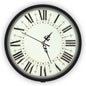 Rustic Print Wall Clock