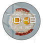 Scrambled Egg Bacon Breakfast LED Digital Wall Clock For Home Kitchen Dinning Room Unique Foodie Wall Art Electric Numeric Clock