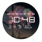 Eid Mubarak Night Fire work Electric Wall Clock Big Number Display Ramadan Home Decor Digital Wall Clock Saudi Housewarming Gift