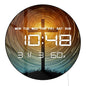 Psychedelic Outer Space LED Digital Wall Clock Large Display Galaxy Electronic Wall Clock Celestial Artwork Home Decor Watch