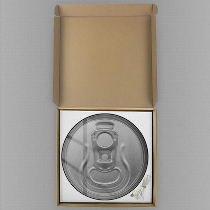 Top View Beer Can Design Large Digital Wall Clock For Home Bar Kitchen Dinning Room Beer Drinker LED Auto-Dimming Wall Clock