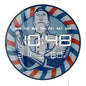 Retro Style Barber Shop Electric Wall Clock Stripped Barber Pole LED Digital Wall Clock Large Time Numeric Display Wall Desk Use
