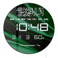 Saudi Arabia Country Flag Digital Wall Clock with Timer Date Temperature Display Saudi Pride Patriotic Green Electric Wall Clock