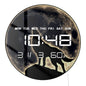 Howling Wolf Full Moon LED Auto-Dimming Digital Wall Clock For Man Cave Bedroom Wildlife Nature Artwork Electronic Wall Clock