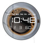 Top view Coffee Mug LED Digital Wall Clock Barista Minimalist Electronic Kitchen Wall Clock Large Numeric Display Cafe Bar Decor