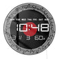 Retro Viny Record With Music Notes Electric Wall Clock Large Numeric Display Musical Home Decor LED Digital Clock Wall Desk Use