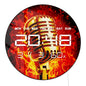Microphone LED Auto Dimming Digital Wall Clock for Recording Studio Singer Home Decor 12/24hr Electric Wall Clock Podcaster Gift
