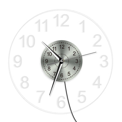 Modern Design LED Neon Wall Clock